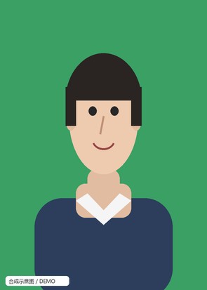 错误证件照示意